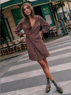 Sézane Madeline Dress 38 NWT